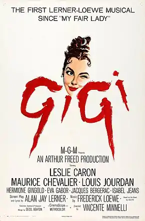 Description de l'image Gigi (1958 poster).jpg.