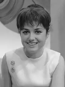 Gigliola Cinquetti, gagnante du Concours en 1964 pour l'Italie.