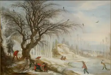 Ramasseurs de bois,Mauritshuis.