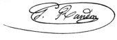 signature de Gilbert Randon