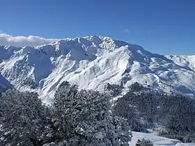 Vue depuis l'est.