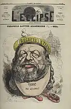 Caricature par André Gill en 1869.
