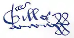 Signature de Gilles de Rais