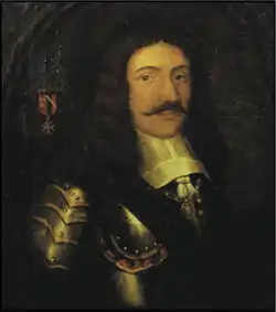Gilles de La Roche-Saint-André, portant le cordon noir de l'ordre.