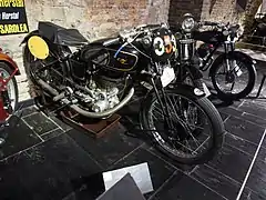 Moto Gillet Herstal dans le Spa-Francorchamps Racing Museum.