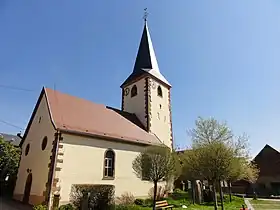 Façade sud de l'église