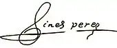 signature de Ginés Pérez de Hita