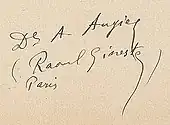 signature de Raoul Gineste