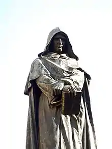 Statue de Giordano Bruno  sur la place Campo de' Fiori