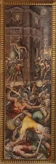 Sala Regia (Vatican) - Massacre de la Saint-Barthélemy (1573).