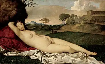 Vénus endormie, v. 1510Giorgione