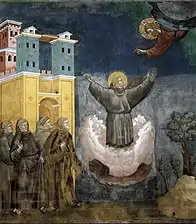 Saint François en extase, Giotto di Bondone, Basilique supérieure Saint François d'Assise.