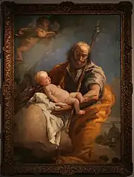 Saint Joseph et l'Enfant Jésus, par Giambattista Tiepolo (1767-1769, Detroit Institute of Arts