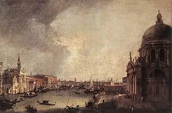À l'embouchure du Grand Canal à Venise1722-1723, Canaletto