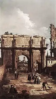 L'Arc de ConstantinCanaletto, 1742Royal Collection