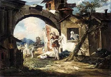 Le Turc amoureux, 1742~1743, huile sur toile, 46 × 64 cm