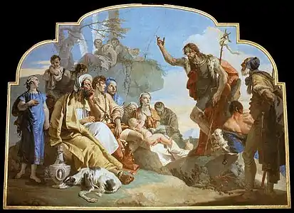 Le Prêche de Saint Jean-BaptisteGiambattista Tiepolo, 1732-1733