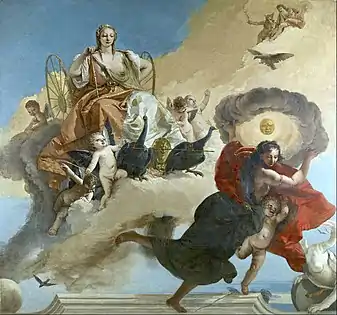 Junon et LuneGiambattista Tiepolo, 1735-1745Musée des Beaux-Arts de Houston