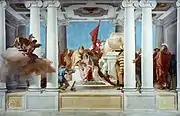 G. B. Tiepolo, Le Sacrifice d'Iphigénie, villa Valmarana.