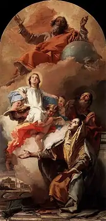 La Vision de sainte Anne, 1759Gemäldegalerie, Dresde