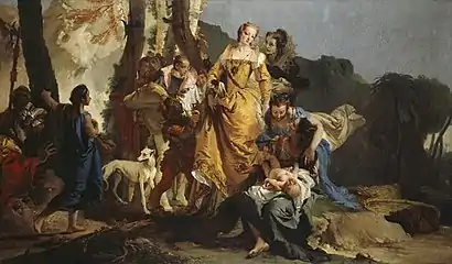 La Découverte de MoïseGiambattista Tiepolo, début des années 1730Galerie nationale d'Écosse, Édimbourg