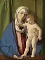 Giovanni Bellini, Vierge à l'Enfant, huile sur bois, 1485-1488