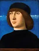 Giovanni Bellini : Portrait d'un jeune homme, vers 1500