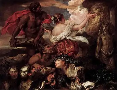 Pyrra et Deucalion, 1655Gemäldegalerie (Berlin)