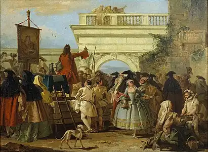 Le Charlatan (1756)Musée national d'Art de Catalogne