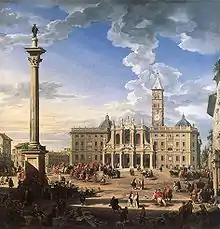 S. Maria Maggiore, peinture de 1744 par Giovanni Pannini