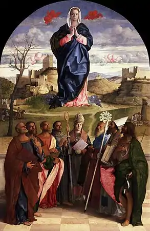 Retable pour une église à Murano, Venise, par Giovanni Bellini, 1510-1515.