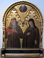 Saint Antoine de Padoue et sainte Claire, 1445/48, Camerino
