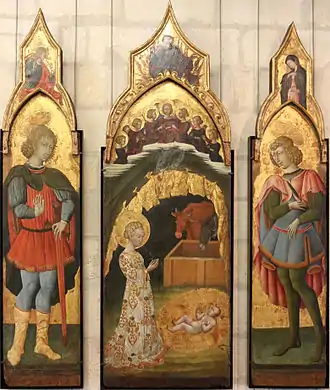 La Nativité avec saint Vittorino et saint AnsanusMusée du Petit Palais d'Avignon