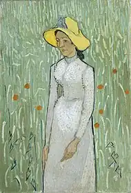 Vincent van Gogh, Fille en blanc, 1890
