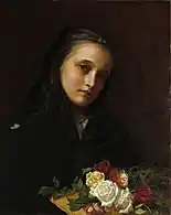 Girl with Flowers, sans date