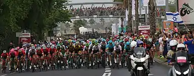 La deuxième étape du Giro 2018 à Tel Aviv.