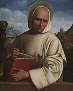 Saint Bruno, 1520, huile sur bois