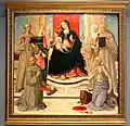 Girolamo di Benvenuto : sainte Catherine entre saints