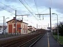 La gare de Gironde (janv. 2010).
