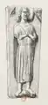 Gravure (1865) du gisant de Guillaume.