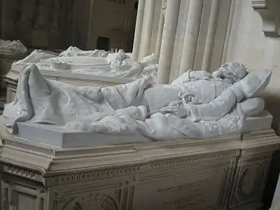 Gisant du duc de Nemours, chapelle royale de Dreux.