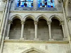 Triforium du chœur.