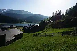 Vers le lac et le pic du midi.