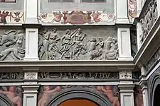 Bas-reliefs de la cour intérieure du Palais Bartolomeo Scala