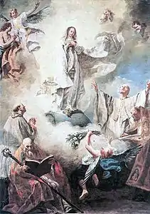L'immaculée Conception par Giuseppe Angeli.