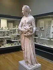 Statue d'Anne Seymour Damer (vers 1777), Londres, British Museum.