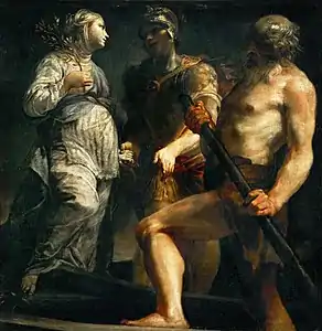 Enée, la Sybille et Charon(1695-1697)Kunsthistorisches Museum.