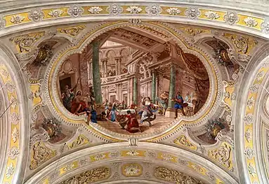Fresques dans l'église San Giovanni Battista (it) de Minerbio,vers 1750 - 1760.
