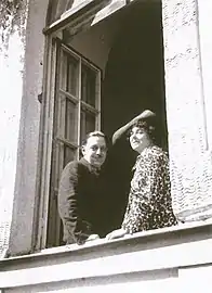 Alexandra von Wolff-Stomersee et Giuseppe Tomasi di Lampedusa en 1931 au château de Stomersee