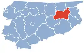 Localisation de Powiat de Giżycko